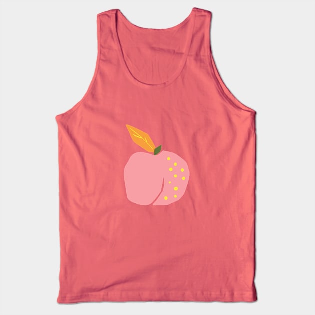 Peachy Days Peach Good Vibes Cute Funny Sarcastic Happy Fun Introvert Silly Inspirational Motivational Gift Tank Top by EpsilonEridani